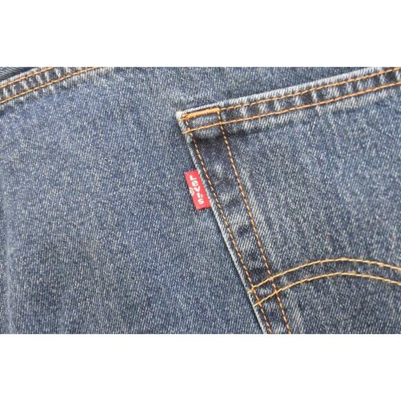 Levi's 550 Relaxed Fit Straight Blue Denim Jeans Rugged Mens Sz 50 x 30 - Picture 7 of 7